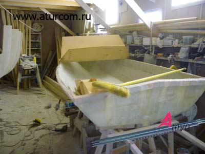 Производство стеклопластиковых лодок, дрескомб логгер
