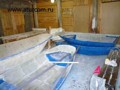 Дрескомб, изготовление лодок из стеклопластика
